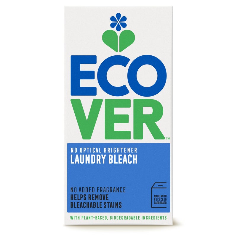 ecover Laundry Bleach for Brilliant White Clothes, Natural Bleach Alternative Powder for Stain Removal - 400 gm - Image 1